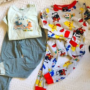 christmas pj's 2 sets of boys soft cotton long sleeve pj's